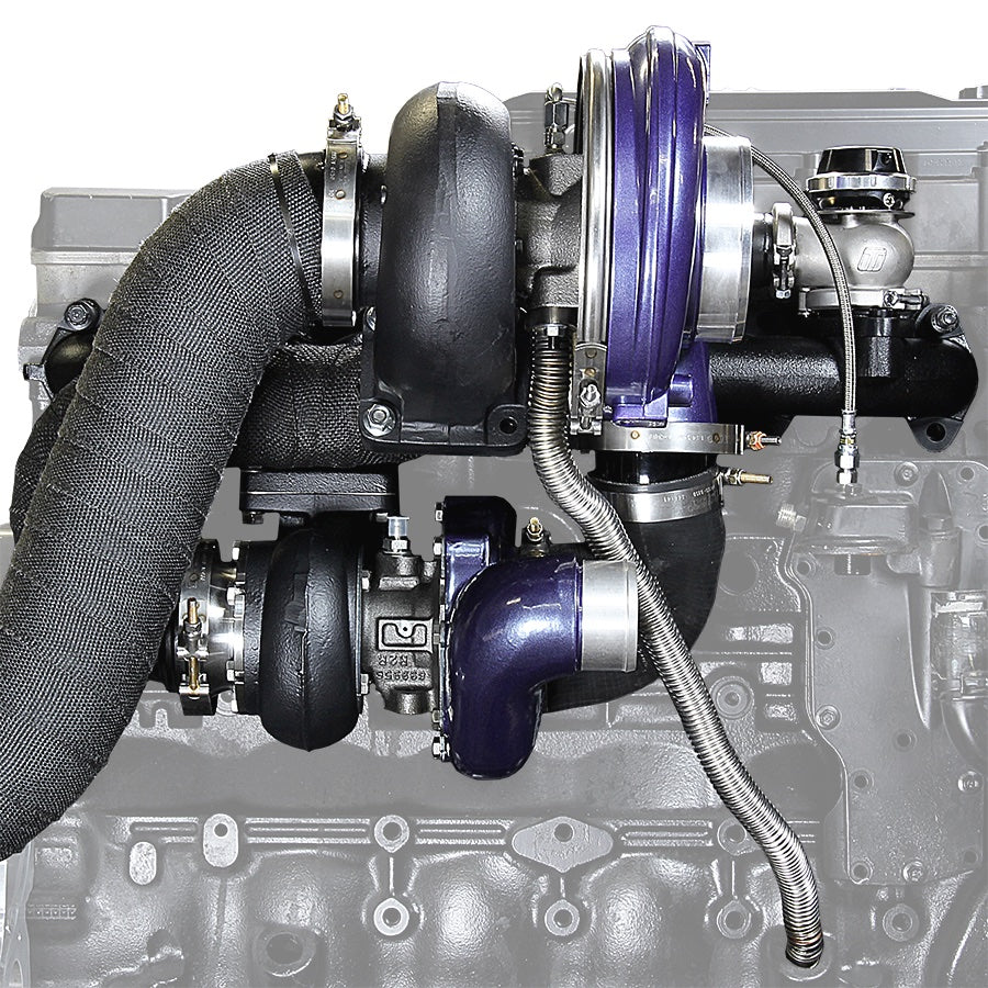 ATS Aurora 3000/5000 | 4000/7500 Compound Turbo System Fits 1994-2007 5.9L Cummins - Image 5